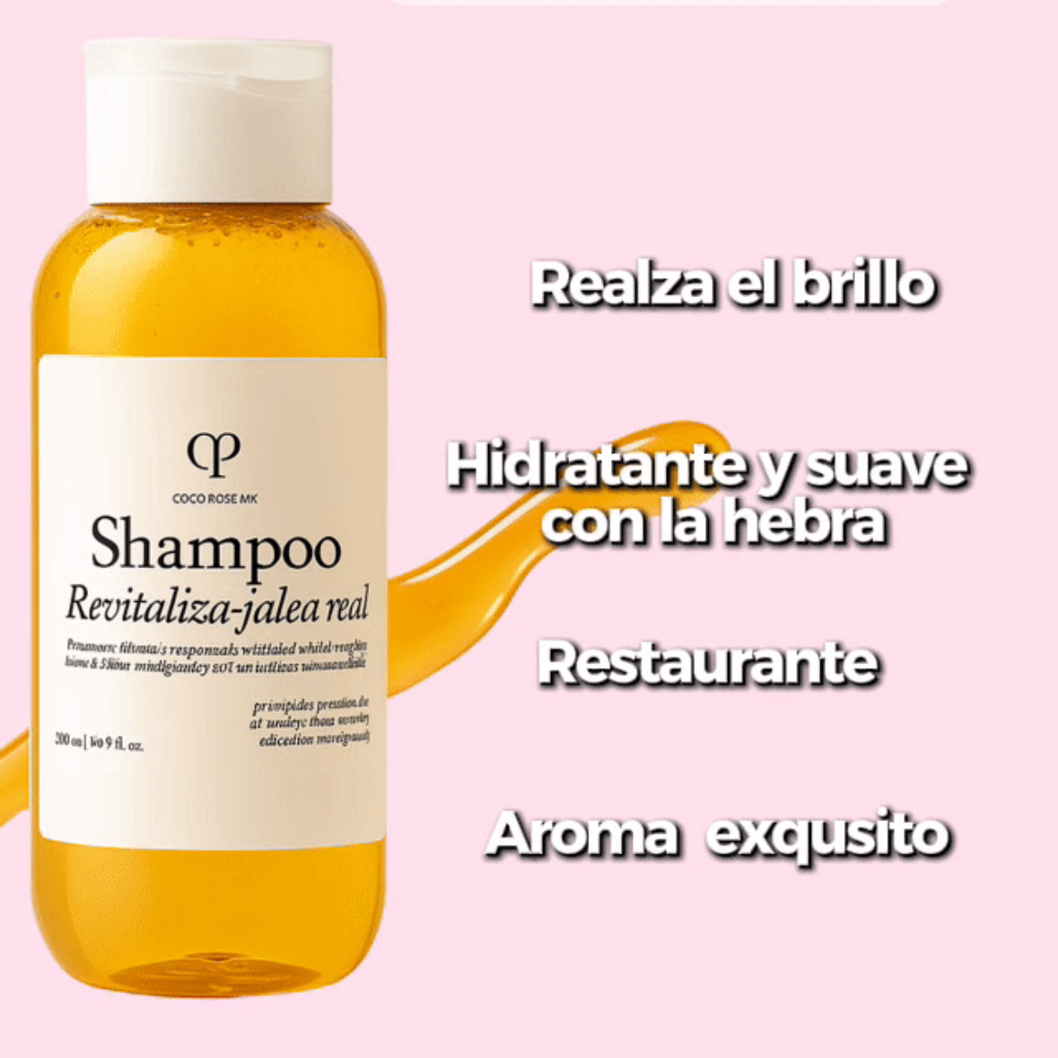 Kit revitalizante efecto ✨GLASS HAIR ✨jalea real✨(cabello procesado)🍯