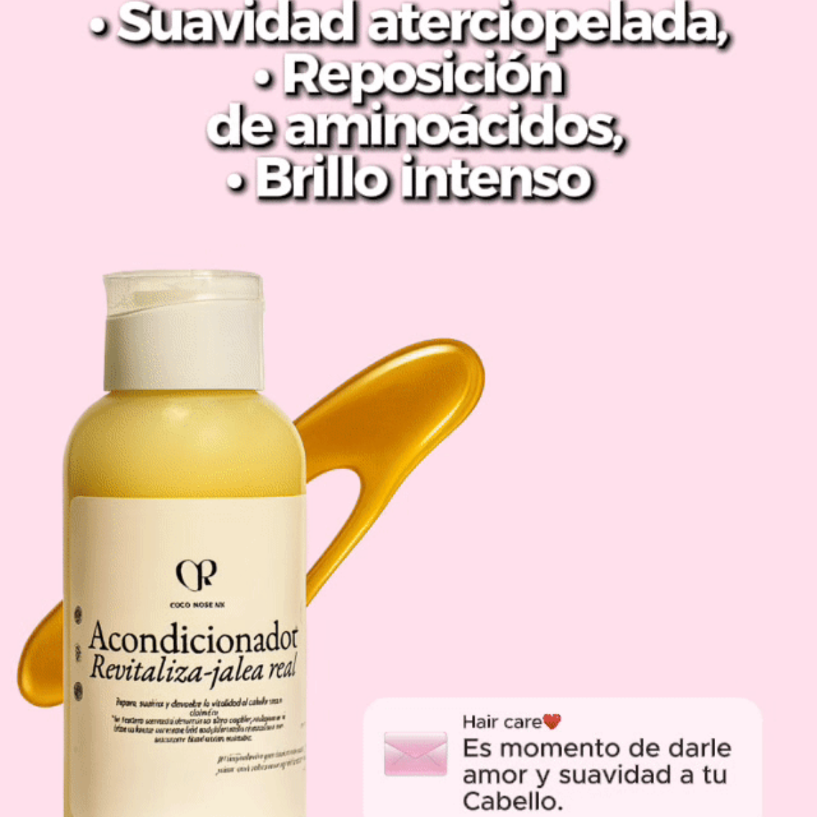 Kit revitalizante efecto ✨GLASS HAIR ✨jalea real✨(cabello procesado)🍯