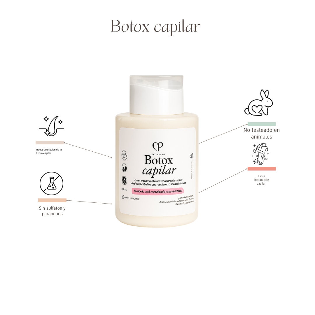 Botox capilar (solo cabellos ultra procesados
