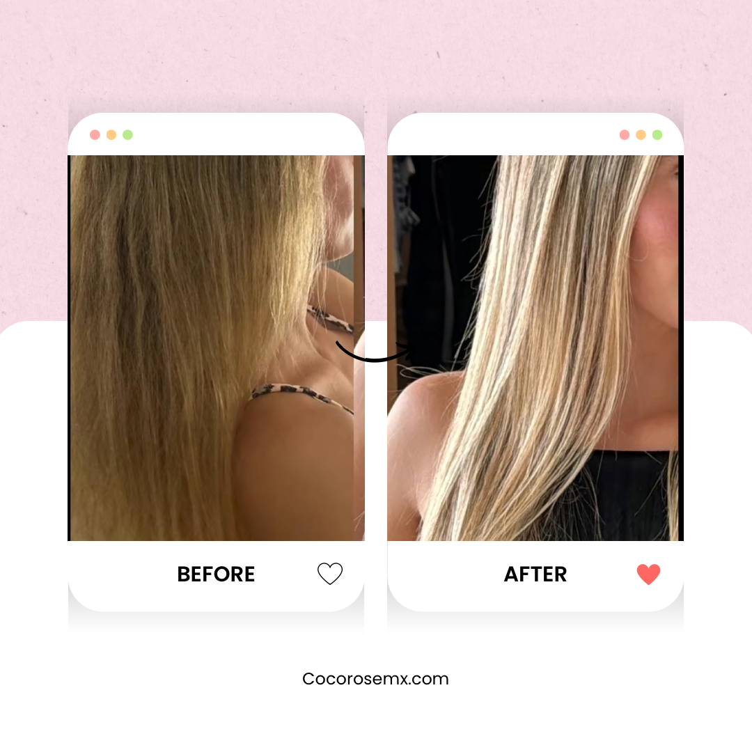 Kit revitalizante efecto ✨GLASS HAIR ✨jalea real✨(cabello procesado)🍯