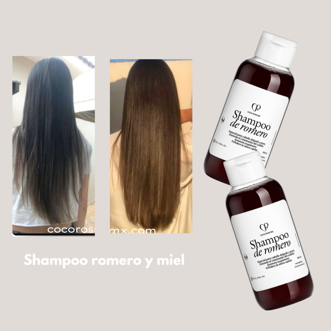 Dúo nutricion romero y miel 🍯 (CABELLO FINO y graso)