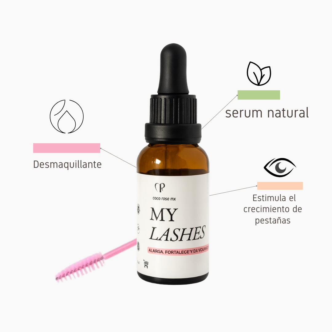 Serum My Lashes – Pestañas Más Largas en 4 Semanas🩷 ‼️