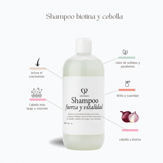 Shampoo de cebolla+ biotina 🧅💕